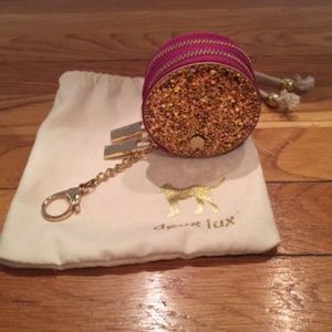 New Shopbop Deux Lux Multicolor Glitter Coin Purse